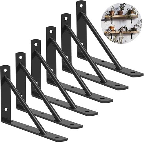 farmhouse metal shelf brackets|farmhouse industrial shelf brackets.